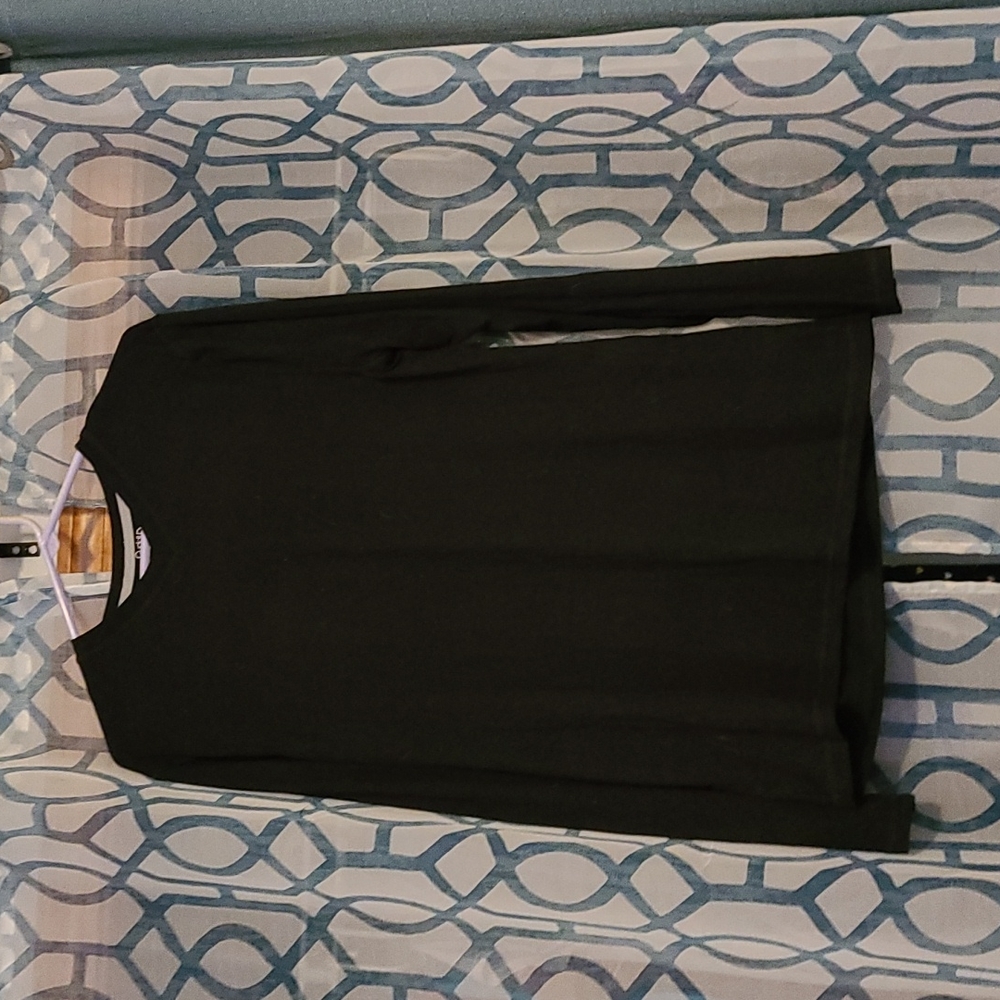 Men's medium all black sleep shirt